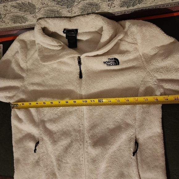 The North Face White/Off White Full Zip Fleece Jacket Womens Size M - Picture 5 of 14